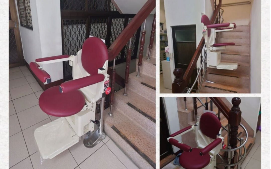 裝設樓梯升降椅, 讓台中蔡媽媽不再擔心上下樓梯的困難