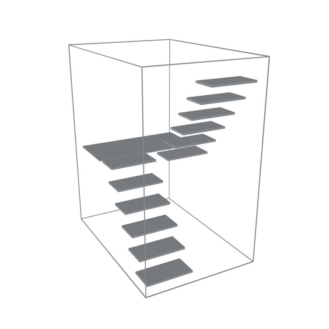 老舊建築中的狹窄樓梯間
